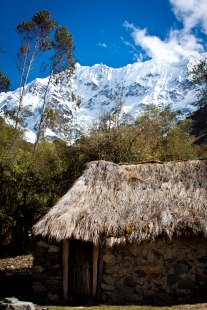Willkapampa mountain range in the Peruvian Andes