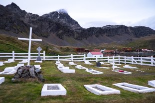 Shackleton's gravesite at Grytviken